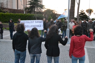 ankaradaki saldiri protesto edildi