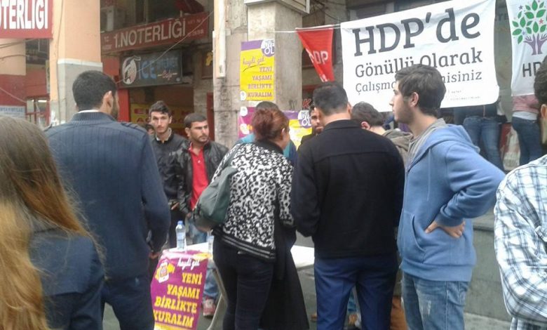 hatayda hdp standina fasist saldiri