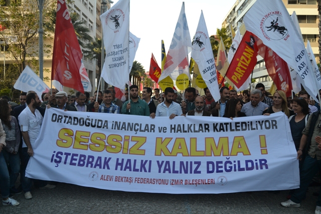 izmir alevi katliamı protestosu