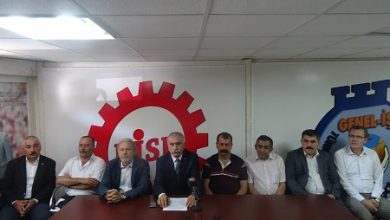 Barış mitingi öncesi İzmirde basın toplantısı