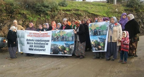 Köylüler katı atık tesisine karşı nöbette