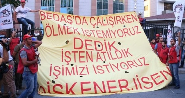 devrimci iscilerden siber eylem