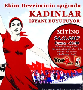 ydg ve yeni kadindan cagri