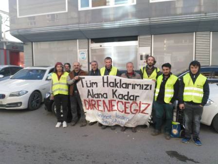 yılmaz elektirik işçileir direnişe geçtş