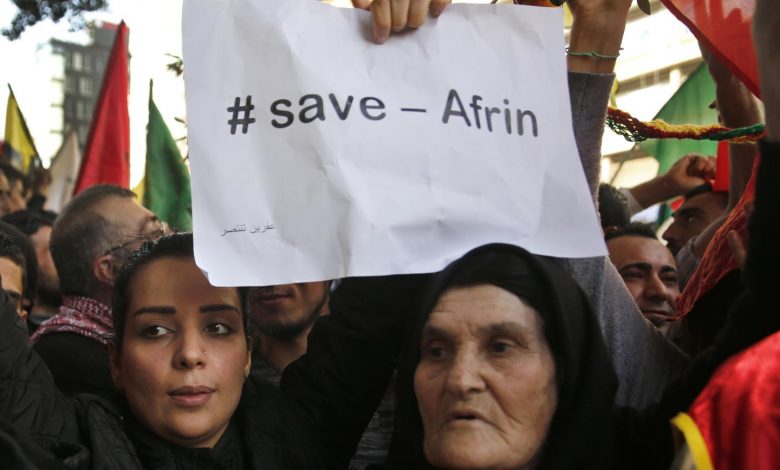 afrin protesto