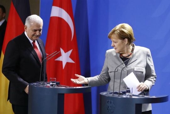 merkel ve yildirim